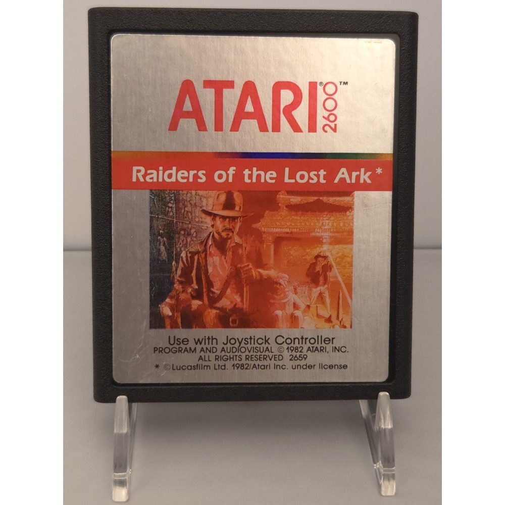 Raiders of the Lost Ark - Atari 2600 - OEM Game Cartridge - Tested